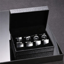 Load image into Gallery viewer, 4 Pairs Set CuffLinks For Mens Wedding Guests Gift Souvenirs Man Shirt Cufflink With Gift Box Luxury Jewelry Business Tie Clips