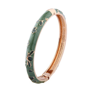 Cloisonne Bracelets For Women Bangles On Hand Butterfly Women's Hand Bracelet Enamel Bangle Jewelry Birthday Day Gift For Mother