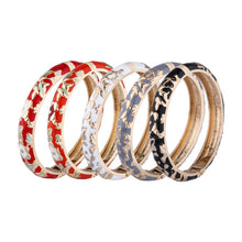 Load image into Gallery viewer, Enamel Jewelry Bracelets For Women Bangle On Hand Cloisonne India African Women&#39;s Hand Bracelets Wife Designer Gifts Christmas