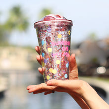 Load image into Gallery viewer, SARIHOSY Water Cup with Lid and Straw Watertight 530 ML Gift for Everyone