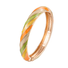 Load image into Gallery viewer, UJOY Colorful Cuff Clasp Bangle Bracelet for Elegant Women and Girls