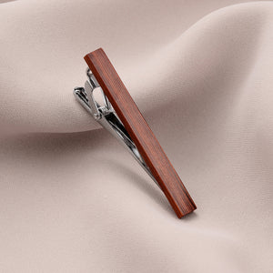 UJOY Tie Clips for Men, 3 Pcs Tie Bars Pinch Clip Set Silver Black 2.3 Inches Business Shirt Necktie Parts