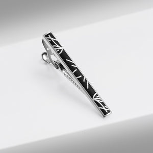 UJOY Skinny Tie Clips Black Necktie Shirts Bar Pins Box Packed Gift for Men