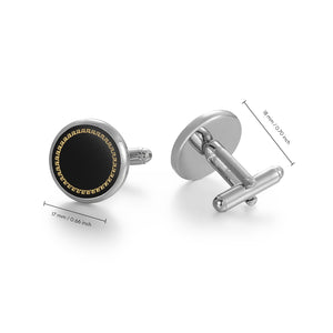UJOY Men's Jewelry Cufflinks and Studs for Tuxedo Shirts for Weddings, Business, Dinner