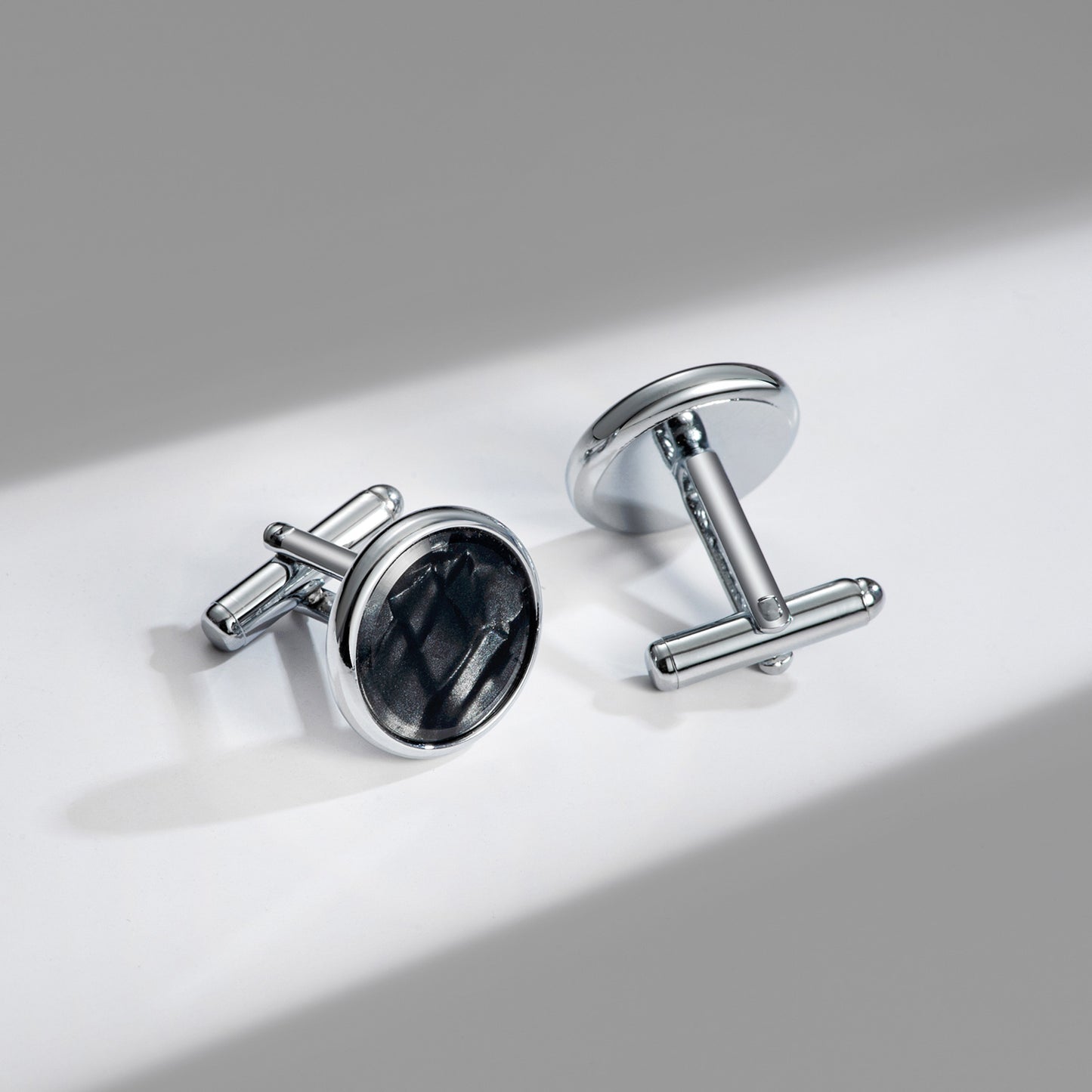 UJOY Mens Mother of Pearl Cufflinks and Studs Tuxedo Bottons Set Presentation Box Business Dress Parts for Wedding Party