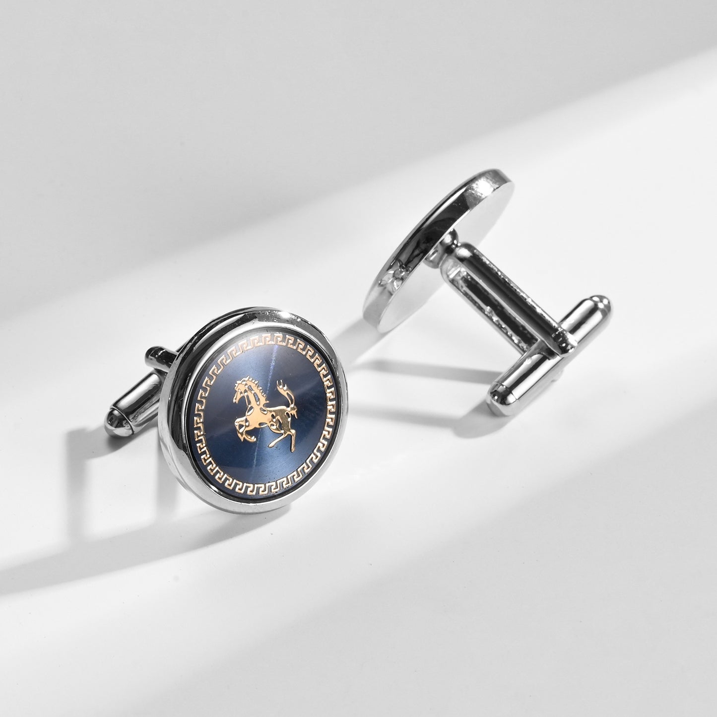 UJOY Men's Jewelry Novelty Cufflinks for Tuxedo Shirts for Weddings, Business, Dinner Horse Design