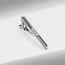 Load image into Gallery viewer, UJOY Skinny Tie Clips Silver Necktie Shirts Bar Pins Box Packed Gift for Men