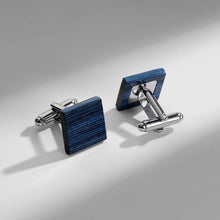Load image into Gallery viewer, UJOY Cufflinks and Studs Set Blanks Colorful Shirt Tuxedo Buttons Packed in Cufflink Box for Men