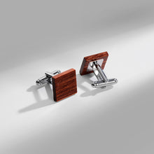 Load image into Gallery viewer, UJOY Cufflinks and Studs Set Blanks Colorful Shirt Tuxedo Buttons Packed in Cufflink Box for Men