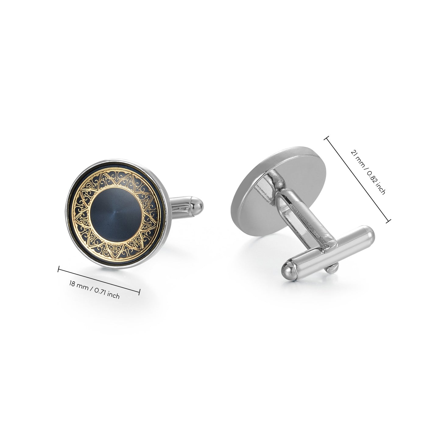 UJOY Men's Jewelry Cufflinks for Shirts for Weddings, Business, Dinner
