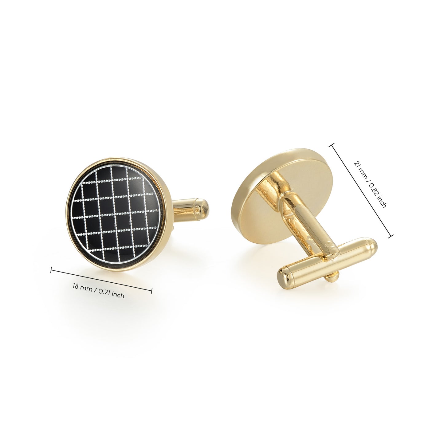 UJOY Men's Jewelry Cufflinks and Studs for Tuxedo Shirts for Weddings, Business, Dinner