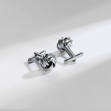 Cargar imagen en el visor de la galería, UJOY Cufflinks and Studs Set Blanks Shirt Tuxedo Buttons Packed in Cufflink Box for Men