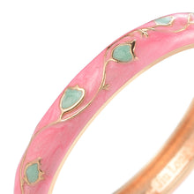Load image into Gallery viewer, UJOY Vintage Bracelet Cloisonne Women Girls Hinged Bangles Enameled Flowers Bracelets
