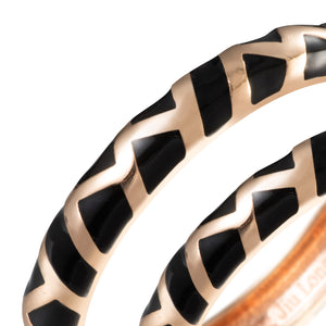 UJOY Set of  Geometric Cloisonne Handmade Jewelry Bracelets Set Gold Plated