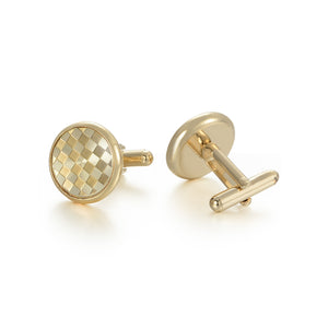UJOY Mens Mother of Pearl Cufflinks and Studs Tuxedo Bottons Set Presentation Box Business Dress Parts for Wedding Party