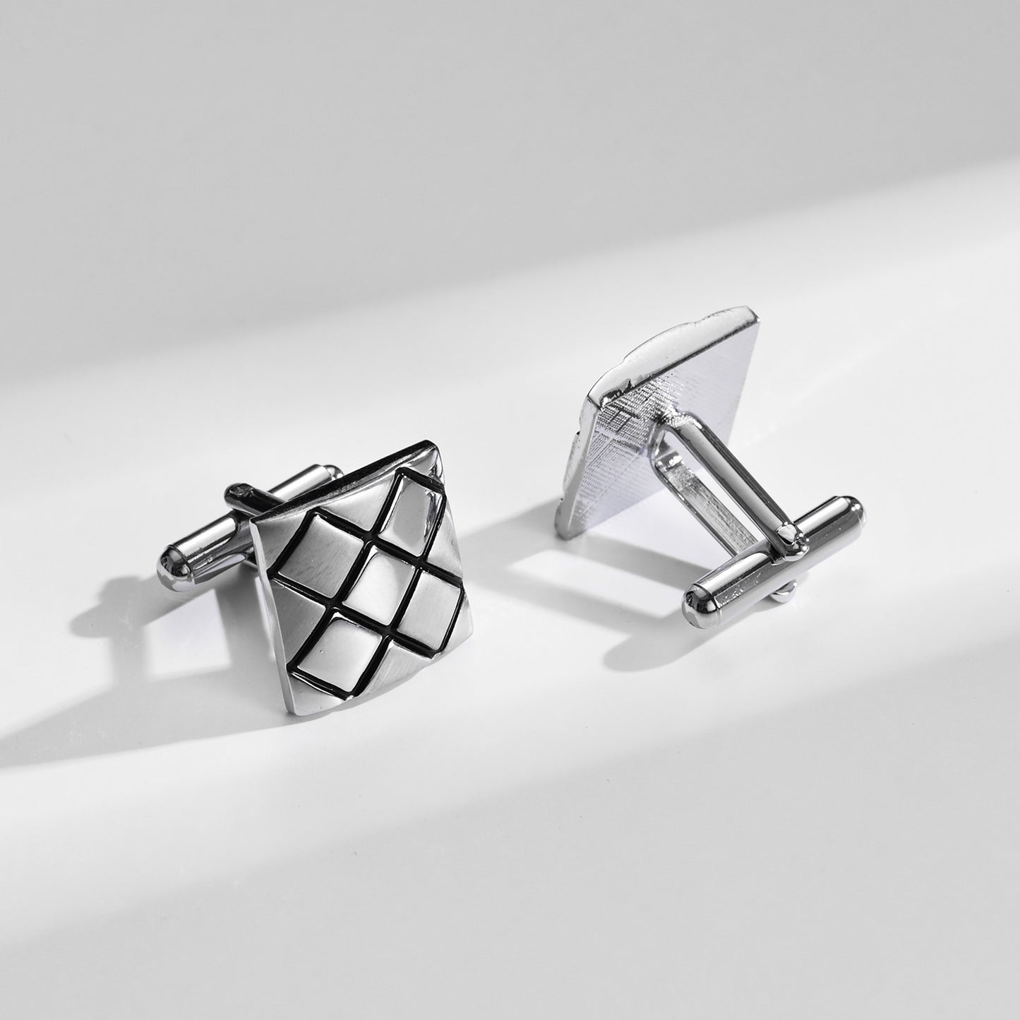 UJOY Tie Clip Shirts Cufflinks Combo Set Business Parts Necktie Pins Bars Cuff Links Box for Men