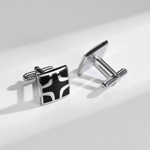 UJOY Tie Clip Shirts Cufflinks Combo Set Business Parts Necktie Pins Bars Cuff Links Box for Men