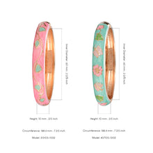 Load image into Gallery viewer, UJOY Designer Indian Style Cloisonne Set of Bracelets Openable Cuff Gift for Women