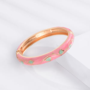 UJOY Designer Indian Style Cloisonne Set of Bracelets Openable Cuff Gift for Women