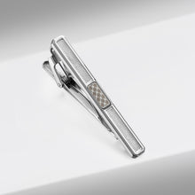 Load image into Gallery viewer, UJOY Skinny Tie Clips Silver Necktie Shirts Bar Pins Box Packed for Men