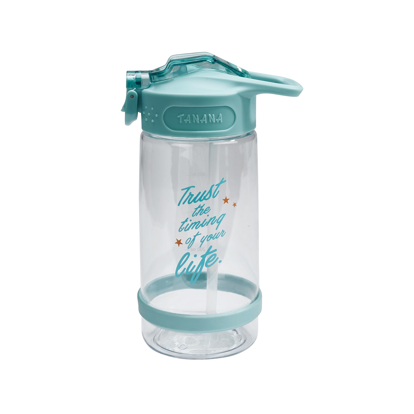 SARIHOSY Tritan Straw Water Bottle Sport Cute Heat Resisting 500ML Gift for Everyone