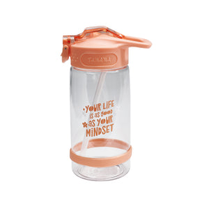 SARIHOSY Tritan Straw Water Bottle Sport Cute Heat Resisting 500ML Gift for Everyone